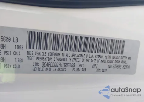 2017 Dodge Journey Crossroad Plus Awd from USA, damaged, VIN 3C4PDDGG7HT696089